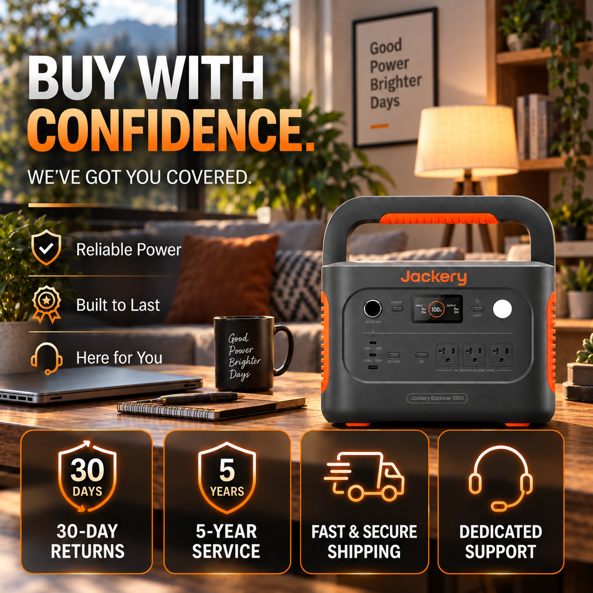 1070Wh Solar Generator Kit + FREE 200W Solar Panel