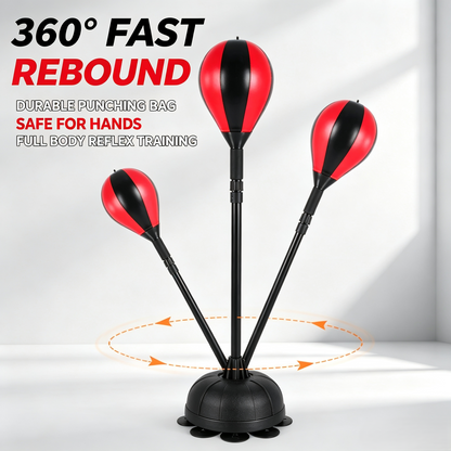 Adjustable Height Freestanding Boxing Speed Punching Bag