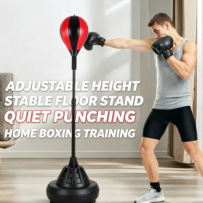 Adjustable Height Freestanding Boxing Speed Punching Bag