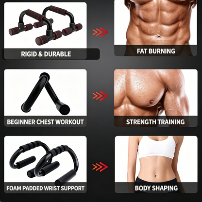 Push Up Bars with Foam Handles, Home Fitness Push-up Stands