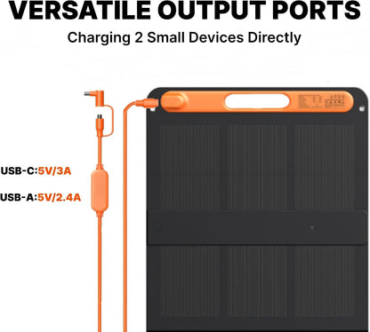 200W Portable Foldable Solar Panel with Stand