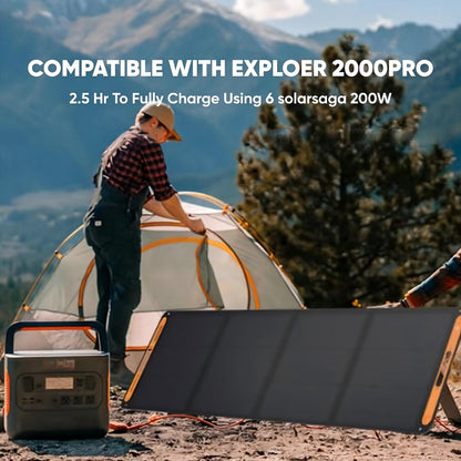 200W Portable Foldable Solar Panel with Stand